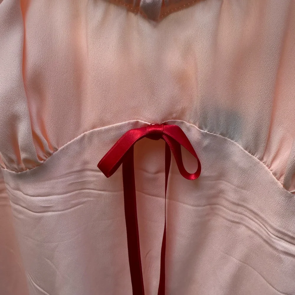 Simone Rocha Blush Pink Bodysuit – Size UK 12 (US 8) NWOT - Picture 4 of 9